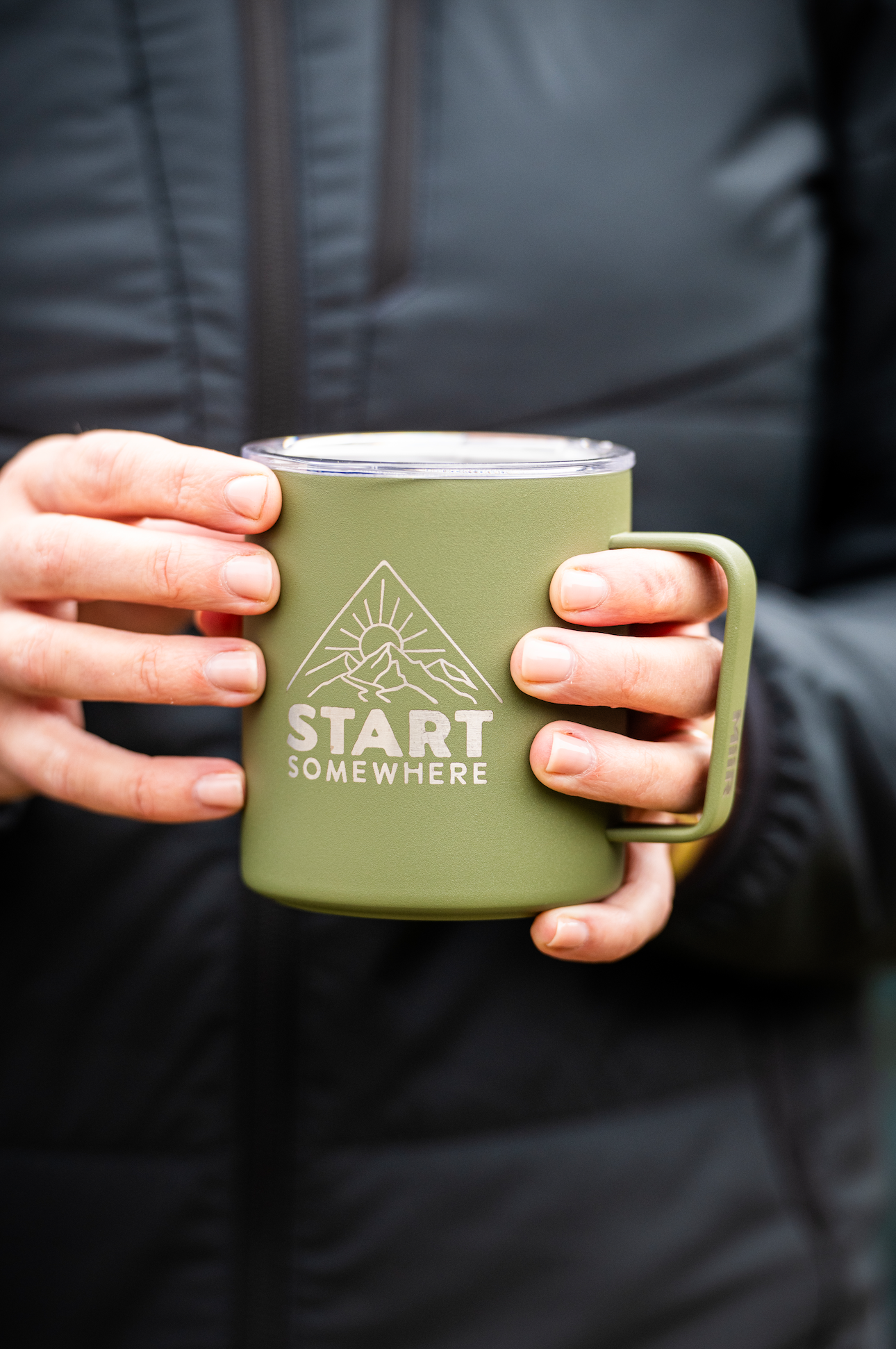 START SOMEWHERE Travel Mug