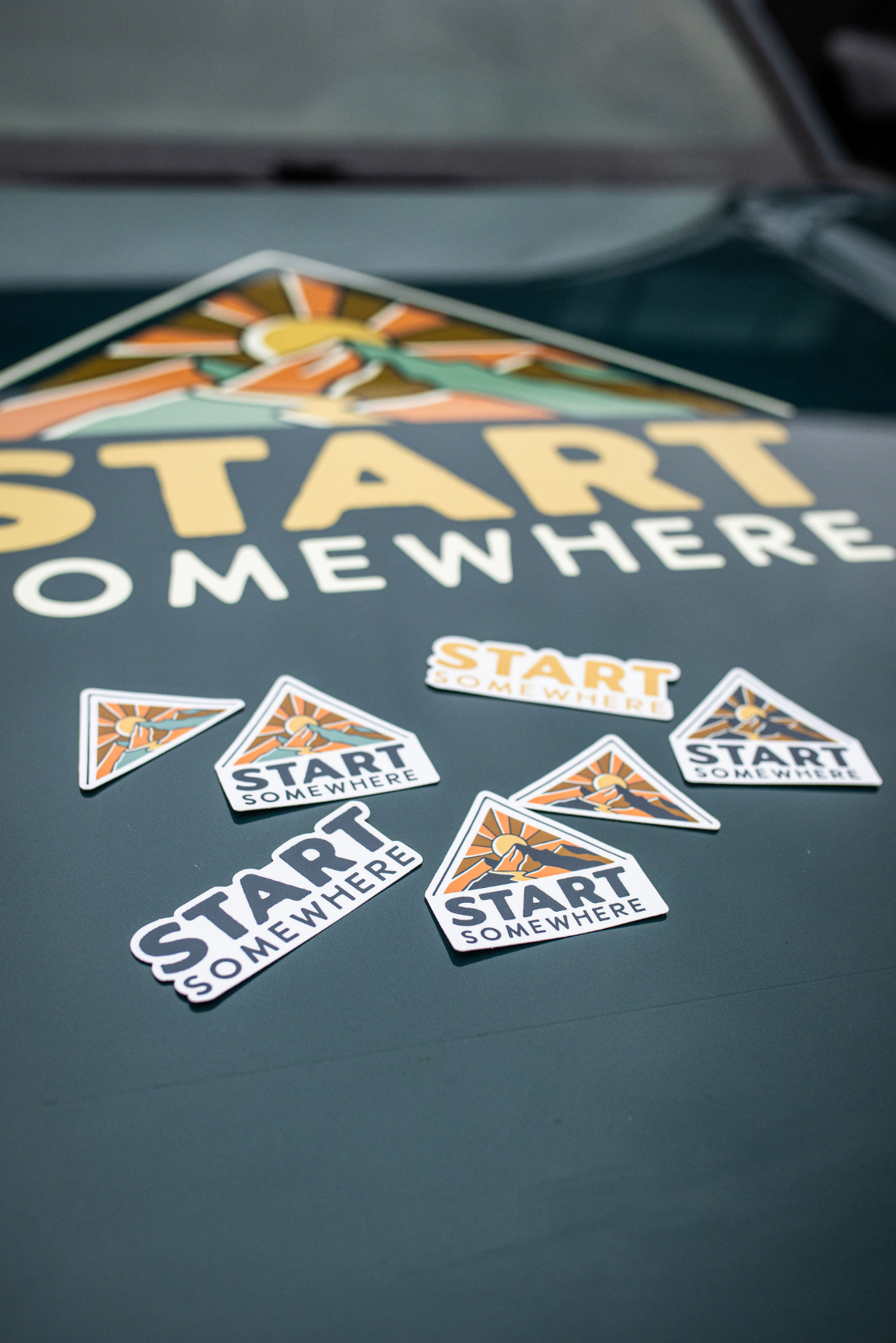 START SOMEWHERE Sticker Pack